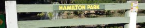 Hamilton Park Entrance Sign